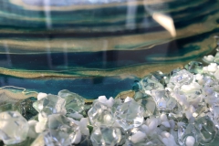 geode" green gold met opal har"