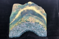 geode" green gold "