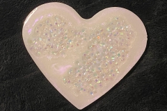 hart klein roze glitter 15 cm € 14,95